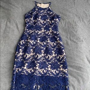 Blue Lace Keepsake Dress